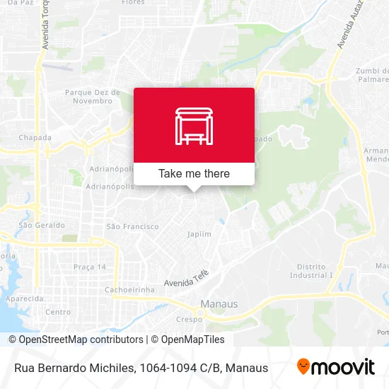 Rua Bernardo Michiles, 1064-1094 C / B map
