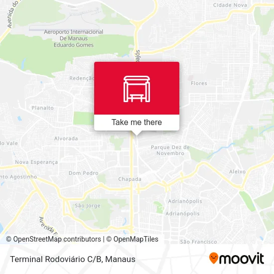 Terminal Rodoviário C/B map