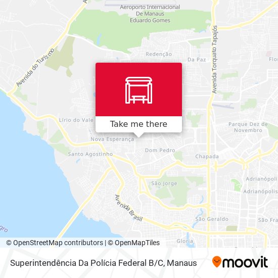 Superintendência Da Polícia Federal B / C map