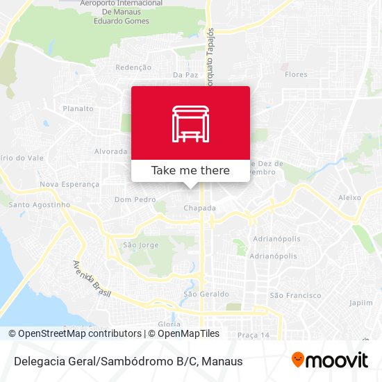 Delegacia Geral/Sambódromo B/C map