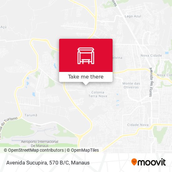 Mapa Avenida Sucupira, 570 B/C