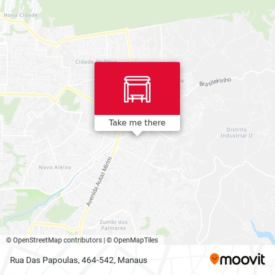 Rua Das Papoulas, 464-542 map