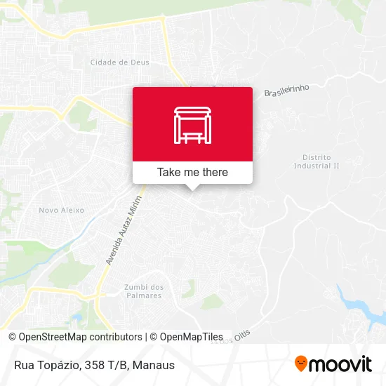 Rua Topázio, 358 T/B map