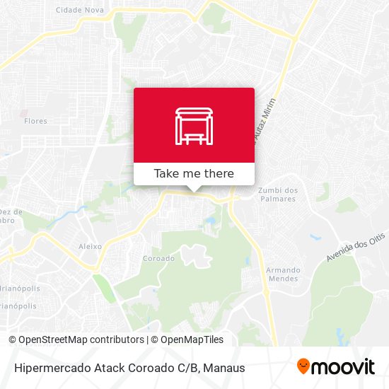 Hipermercado Atack Coroado C/B map