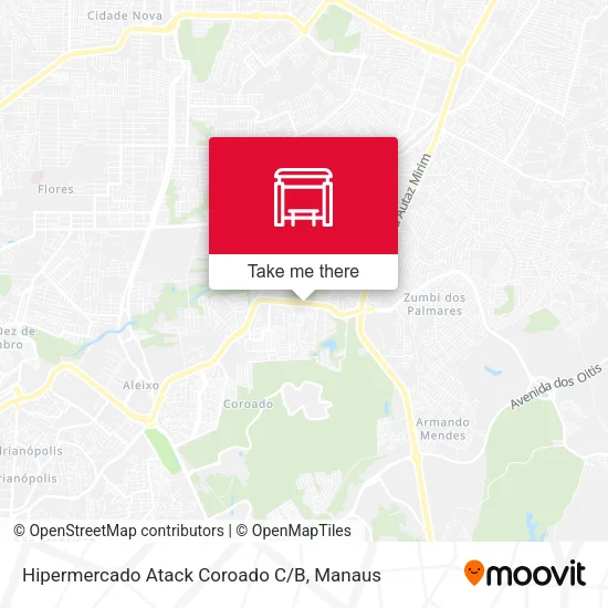 Hipermercado Atack Coroado C/B map