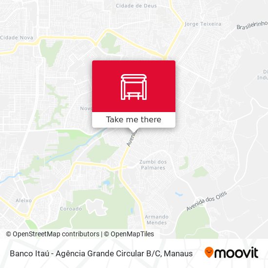 Banco Itaú - Agência Grande Circular B / C map