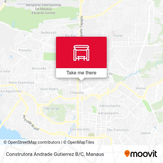 Construtora Andrade Gutierrez B / C map