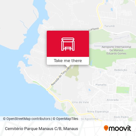 Mapa Cemitério Parque Manaus C/B