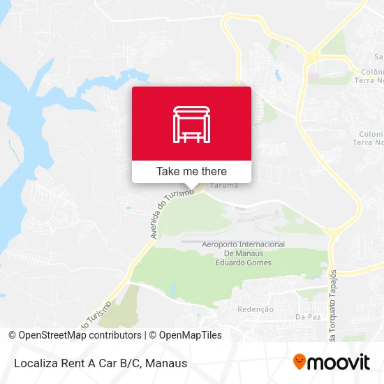 Localiza Rent A Car B/C map