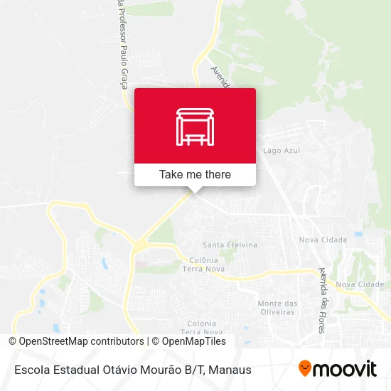 Escola Estadual Otávio Mourão B / T map