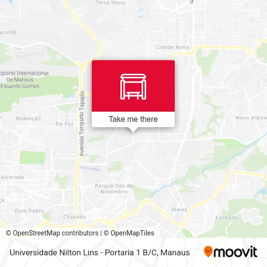 Universidade Nilton Lins - Portaria 1 B / C map