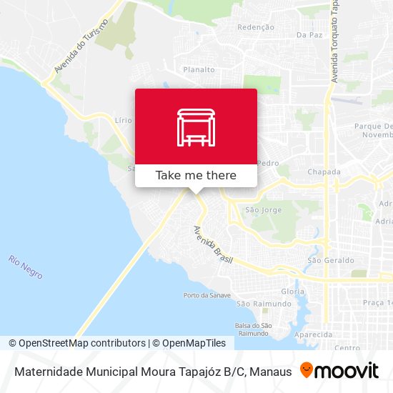 Maternidade Municipal Moura Tapajóz B / C map