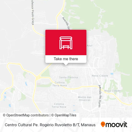 Centro Cultural Pe. Rogério Ruvoletto B / T map