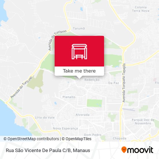 Rua São Vicente De Paula C/B map