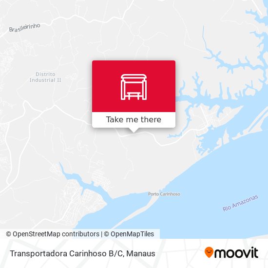 Transportadora Carinhoso B/C map