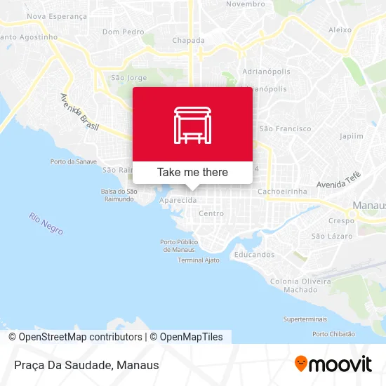 Praça Da Saudade map