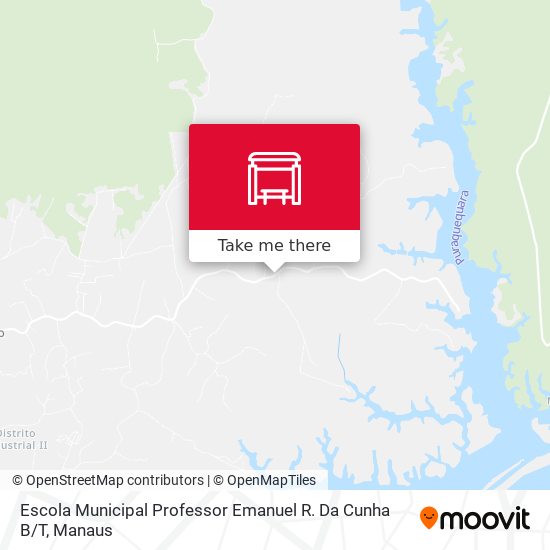 Mapa Escola Municipal Professor Emanuel R. Da Cunha B / T