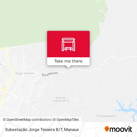 Subestação Jorge Teixeira B/T map
