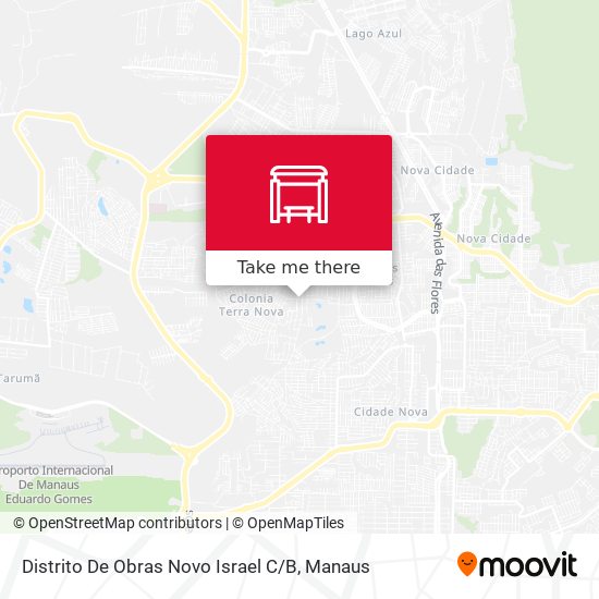 Mapa Distrito De Obras Novo Israel C / B