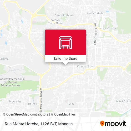 Rua Monte Horebe, 1126 B/T map