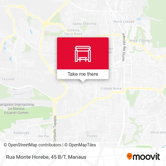 Rua Monte Horebe, 45 B/T map
