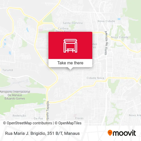 Rua Maria J. Brigídio, 351 B/T map