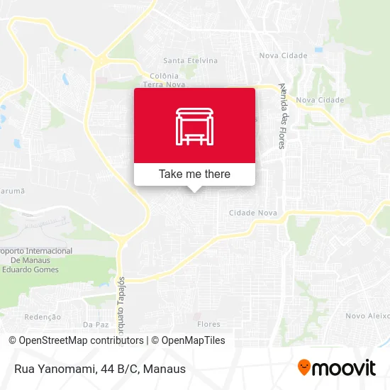 Rua Yanomami, 44 B/C map