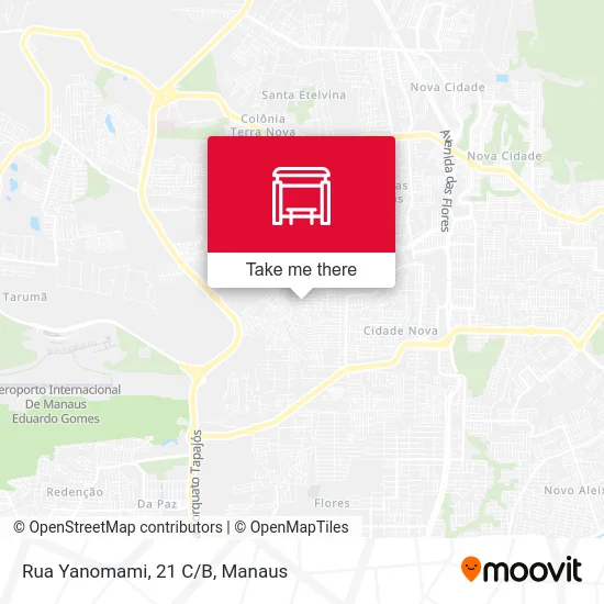 Rua Yanomami, 21 C/B map