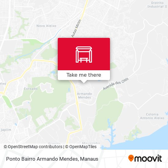 Ponto Bairro Armando Mendes map