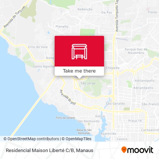 Residencial Maison Liberté C/B map