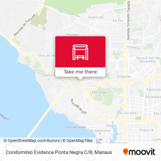 Mapa Condomínio Evidence Ponta Negra C / B