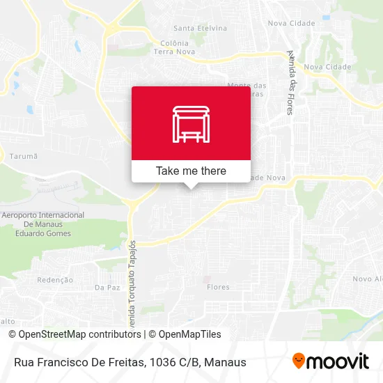 Rua Francisco De Freitas, 1036 C / B map