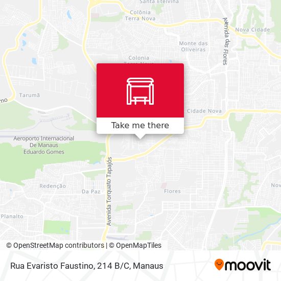 Rua Evaristo Faustino, 214 B/C map