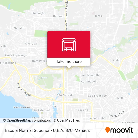 Escola Normal Superior - U.E.A. B / C map