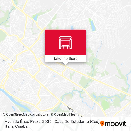 Avenida Érico Preza, 3030 | Casa Do Estudante (Ceu) Itália map