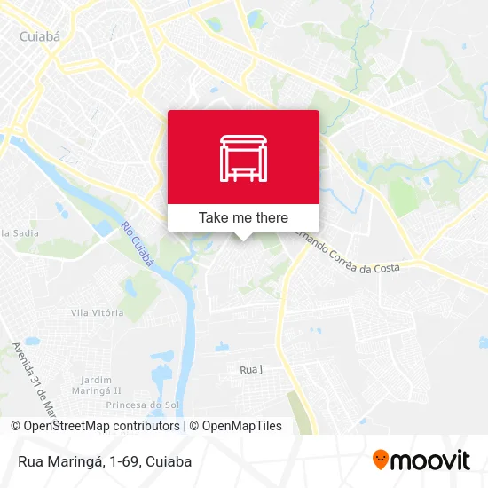 Rua Maringá, 1-69 map
