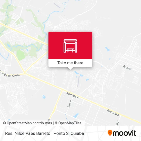 Res. Nilce Paes Barreto | Ponto 2 map