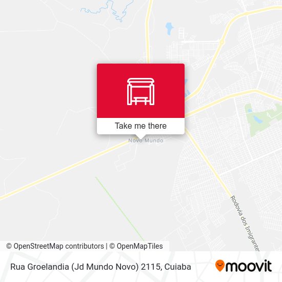Rua Groelandia (Jd Mundo Novo) 2115 map