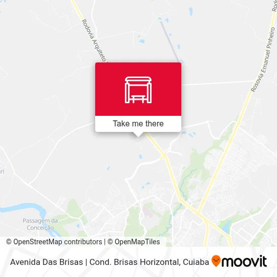 Avenida Das Brisas | Cond. Brisas Horizontal map