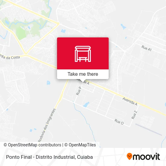 Ponto Final - Distrito Industrial map