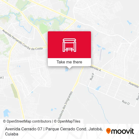 Avenida Cerrado 07 | Parque Cerrado Cond. Jatobá map