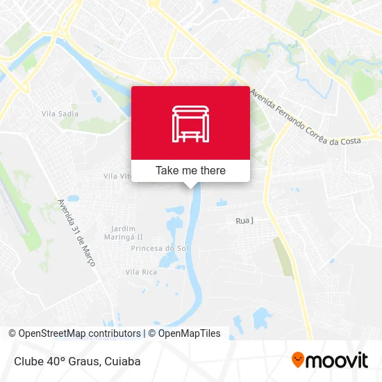 Clube 40º Graus map