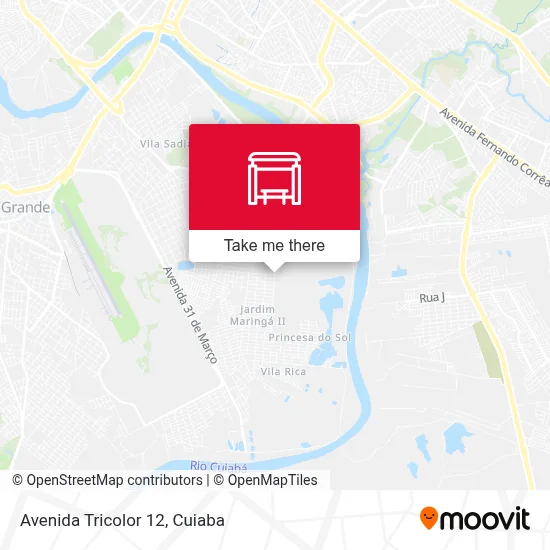 Avenida Tricolor 12 map