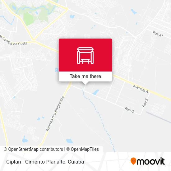 Ciplan - Cimento Planalto map