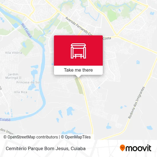 Cemitério Parque Bom Jesus map