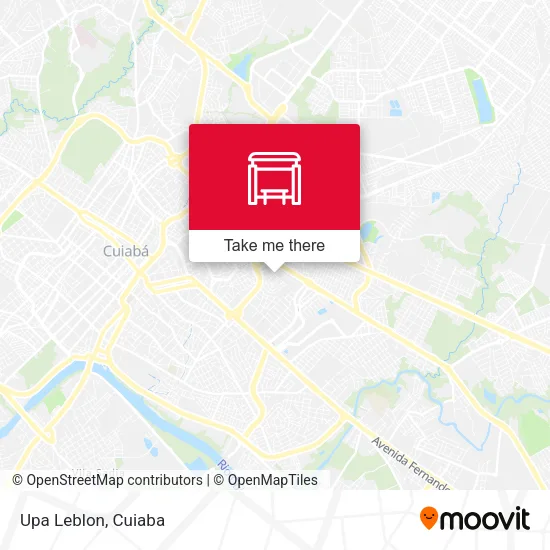 Upa Leblon map