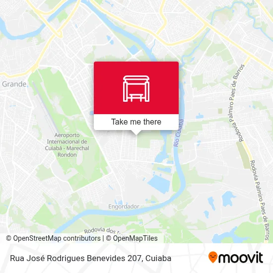 Rua José Rodrigues Benevides 207 map