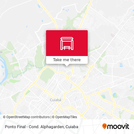 Ponto Final - Cond. Alphagarden map