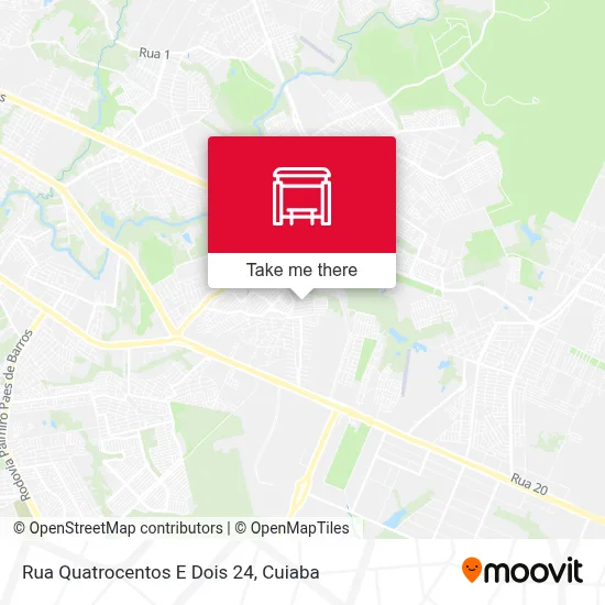 Rua Quatrocentos E Dois 24 map