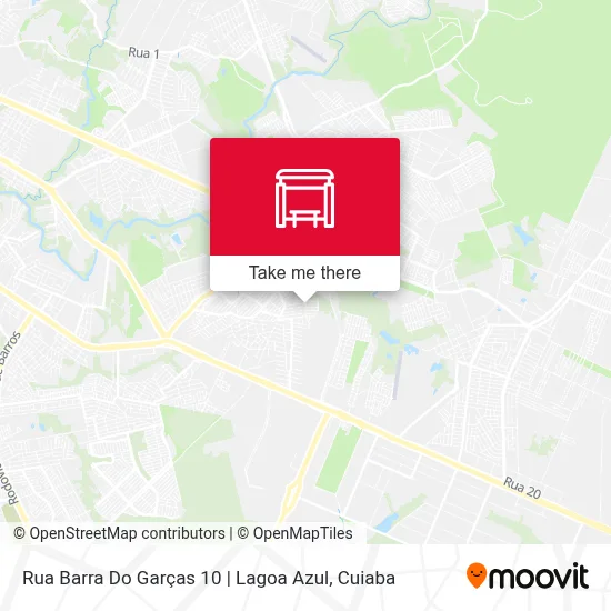 Rua Barra Do Garças 10 | Lagoa Azul map